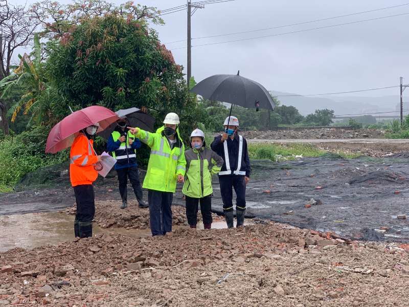 侯市長至工區視察