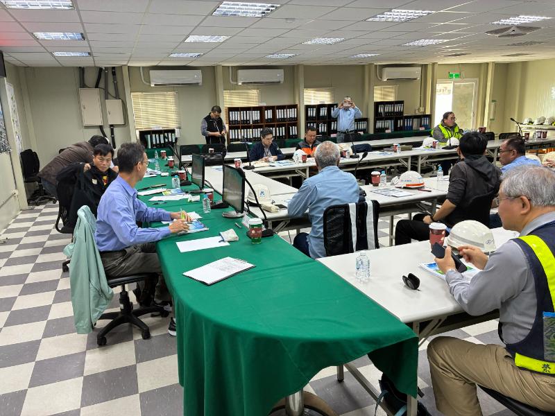 新北市政府工程施工查核小組進行施工查核